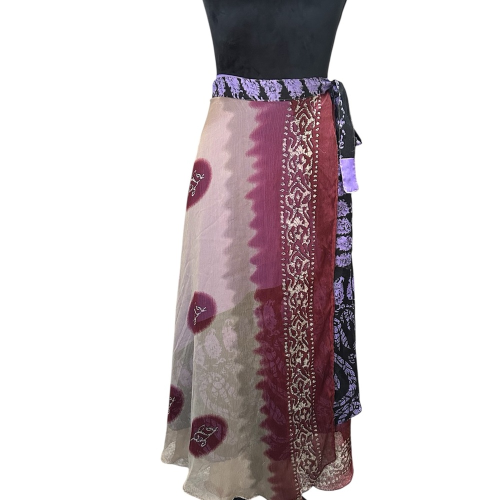 Reversible Wrap Skirt